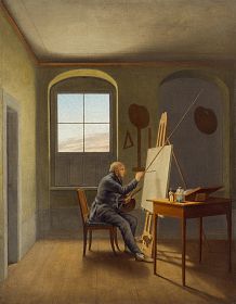 Caspar David Friedrich - Friedrich Im Atelier (1819)